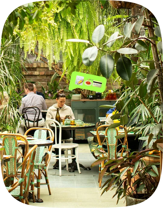 Terrasse de restaurant